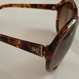 Dolce and Gabbana turtle shell sunglasses